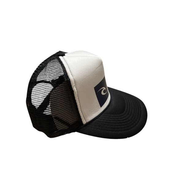 Rip Curl Classic Trucker Snapback Hat Black Original Logo Mesh Back Otto Cap 2 - Picture 5 of 8